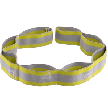 Ленточный эспандер (эластичная лента) Record Elastiband My Fit 5350 длина 75см Grey-Lemon
