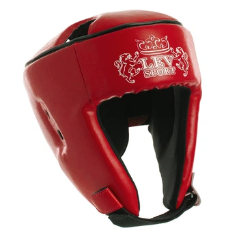 Шлем боксерский открытый Lev 4293 размер S Red