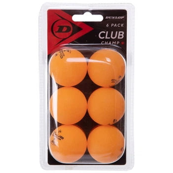Набор мячей для настольного тенниса Dunlop Club Champ 1 Star Action 679350 6 мячей в комплекте