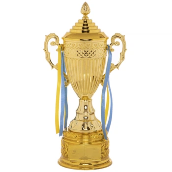 Кубок спортивний з ручками та кришкою приз спортивний SP-Sport 078B висота 44 см Gold