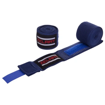 Бинты боксерские Zelart 2894 длина 3м Blue