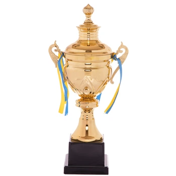 Кубок спортивный с ручками и крышкой приз спортивный SP-Sport Heroe 2008C высота 43 см Gold