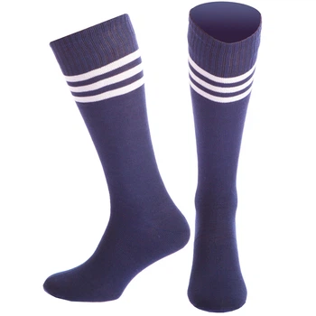 Гетри футбольні чоловічі Zelart Pro Action Sport 120 розмір 40-45 Dark Blue-White