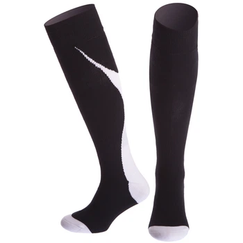Гетры футбольные мужские Zelart Pro Act 04L размер 40-45 Black-White