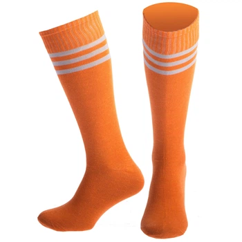 Гетры футбольные мужские Zelart Pro Action 120 размер 40-45 Orange-White