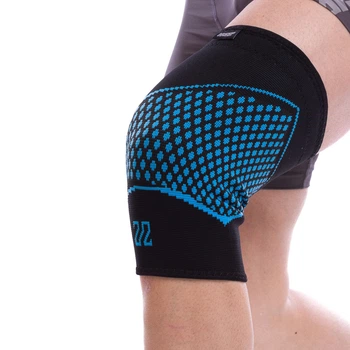 Наколенник эластичный Zelart Heming My Fit 1800 (1шт) L Black-Blue