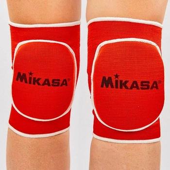 Наколінник спортивний еластичний Mikasa 8137 (2шт) M червоний