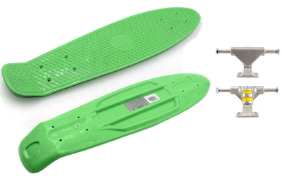 Дека, Доска для Скейта Пенни Борд Penny Fish Skateboards 01 + подвеска Зеленая