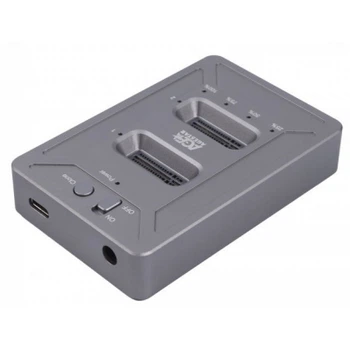 Док-станция AgeStar USB3.1 Type C, M.2 NVME, 2 slot grey (31CBNV2C(GRAY))