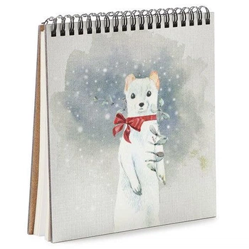 Блокнот Sketchbook Снежок квадратный 16,7х18 см (BDK_19NG008)