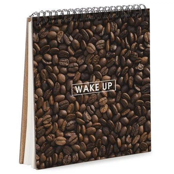 Блокнот Sketchbook Wake up квадратный 16,7х18 см (BDK_17A074)