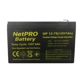 Аккумулятор NetPRO GP 12-7S