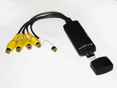 4-канальная USB карта видеозахвата EasyCap, DVR