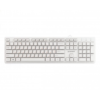 Клавиатура Gembird KB-MCH-03-W-UA USB White (KB-MCH-03-W-UA)