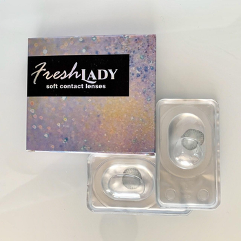 Лінзи кольорові GMP Fresh lady світло-сірі Crystal gray (A-0006)
