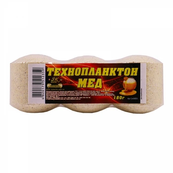 Прикорм 3KBaits Технопланктон Мёд 180г (3KB1240)