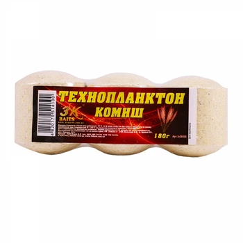 Прикорм 3KBaits Технопланктон Камыш 180г (3KB1362)