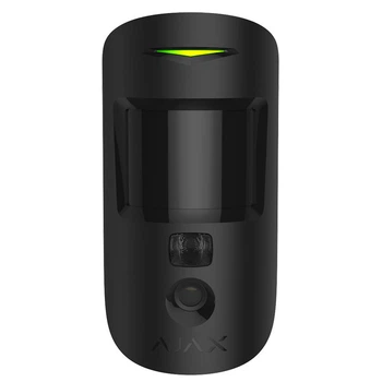 Датчик руху з фотоверифікацією тривог Ajax MotionCam чорний (Black)