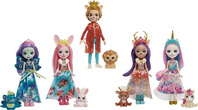 Игровой набор из 5 кукол Enchantimals Royal Pals Collection Королевская коллекция друзей (HCJ18)