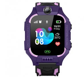 Детский смарт часы Smart Watch KID-02 GPS Violet