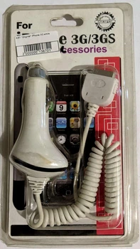 Автомобильное зарядное устройство" iPhone 3G White