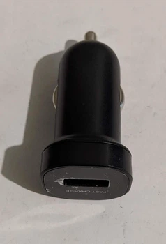 Автомобильное зарядное устройство Fast Charge USB (2100mah) Black