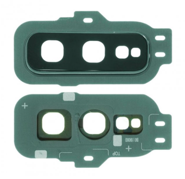 Стекло камеры (Camera glass) для Samsung G970 Galaxy S10e with frame Green