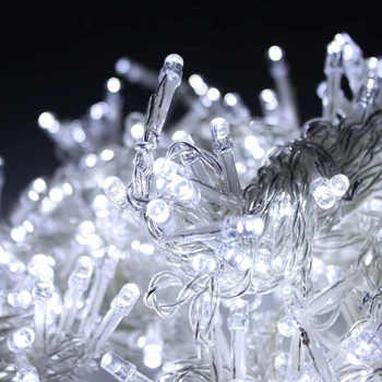 Гирлянда диодная 100 LED белая (5м)