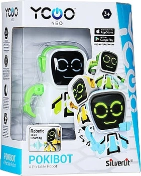 Робот "Pokibot", белый с салатовым - Silverlit (20-758142)