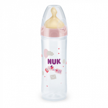 Пляшечка для годування Nuk First Choice New Classic Birds з латексною соскою р 2, 250 м (3954106)