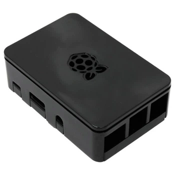 Корпус к промышленному ПК Raspberry Pi 3 model B/B+, пластиковый, чорный, с лого (RA179)