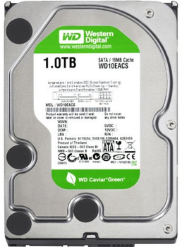 Жесткий диск Western Digital 1ТБ 7200об/м 16МБ 3.5" SATA II (WD10EACS)