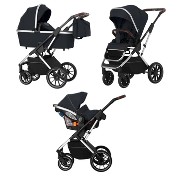 Коляска універсальна CARRELLO Aurora CRL-6502/2 (3in1) Space Black