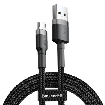 Кабель для зарядки Baseus Cafule Cable USB For Micro-USB 1.5A 2m Black (CAMKLF-CG1)