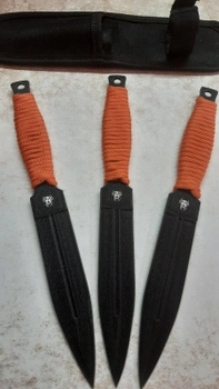 Ножі метальні кунаї RED SIPDER комплект 3 в 1