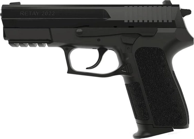 Пистолет стартовый Retay 2022 кал. 9 мм. Цвет - black.