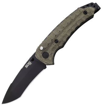 Складаний ніж SOG Kiku - Assisted S35VN Black - SOG KU-3004