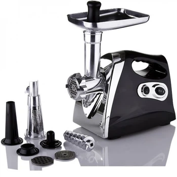 Электрическая бытовая мясорубка соковыжималка Sinbo Pro SHB-S09 2500W Черная (1900)