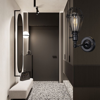 Бра LEVISTELLA Black Loft черное 18 см