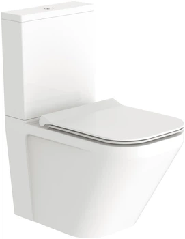 Унитаз-компакт DEVIT Up 3010120 безободковый с сиденьем New Soft Close Quick-Fix дюропласт
