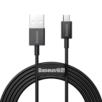 USB кабель із роз'ємом Micro USB BASEUS Superior Series Fast Charging (2m, 2A). Black