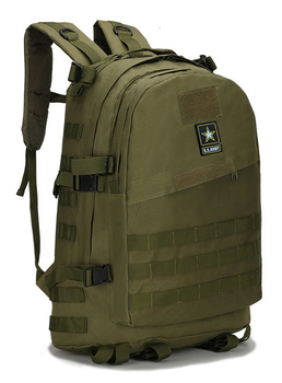 Тактичний (штурмової, військовий) рюкзак U. S. Army 45 літр Зелений