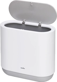 Відро для сміття MBM HOME BP-14 пластикове Біло-сіре