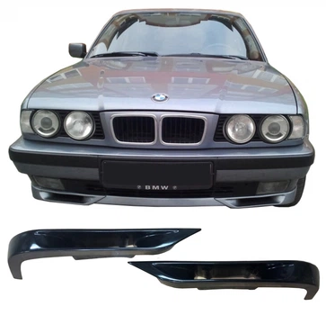 Накладки (Клыки) на передний бампер Lasscar для BMW 5-series (E34) 1988-1995 БМВ е34