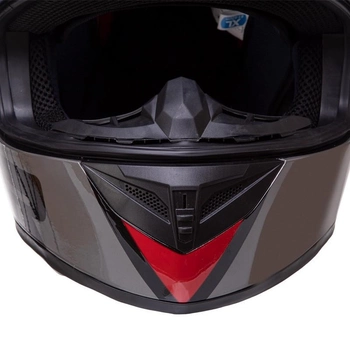 Мотошлем, шлем для мотоцикла QKE M-3839 размер XL (61-62)