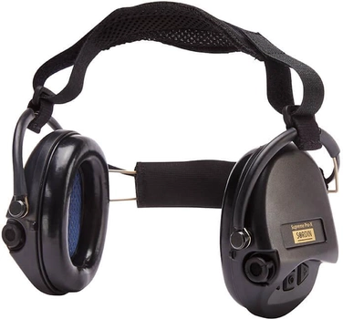 Навушники активні Sordin Supreme Pro X із заднім тримачем Чорні (76302-X-02-S)