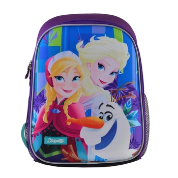 Ортопедический рюкзак (ранец) в школу фиолетовый для девочки 1 Вересня H-27 Frozen для 1-4 класса (557711)