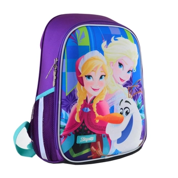 Ортопедический рюкзак (ранец) в школу фиолетовый для девочки 1 Вересня H-27 Frozen для 1-4 класса (557711)