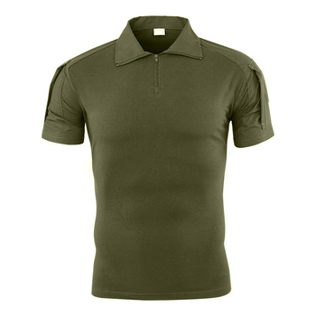 Тактична футболка з коротким рукавом Lesko A416 Green M