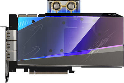 Gigabyte PCI-Ex GeForce RTX 3090 Aorus Xtreme Waterforce WB 24GB GDDR6X (384bit) (1785/19500) (3 х HDMI, 3 x DisplayPort) (GV-N3090AORUSX WB-24GD)